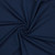 FRENCH TERRY SOL NAVY ORG COT/SPAN 59"