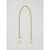 PURSE CHAIN 15" GOLD