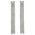 ZIPPER 9" HOOP PULL 2ct GREY