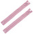 ZIPPER 8" HOOP PULL 2ct PINK