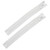 ZIPPER 8" HOOP PULL 2ct WHT