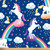 YD CUT UNICORNS DT 4382 FC 2 HEAVENLY PL 1.5yd PK OF 2 EA