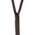 ZIPPER UNIQUE 9" SABLE PK OF 3 EA