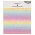 IRON-ON GLITTER FABRIC SHEET RAINBOW 5.5"x9.25"  PK OF 6 EA