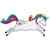 IRON-ON APPLIQUE LG UNICORN PK OF 6 EA