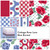 FAT QTR QLT CUDDLE COTTAGE BLUE BONNET (12) PK OF 3 EA