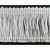 FRINGE RAYON 6" 36 YDS WHITE