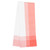 TEA TOWEL STR BORD CORAL PK OF 6 EA