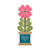 NEEDLE MINDER QUILTY FLOWER ENAMEL