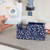 PAPER TAPE DISPENSER NAVY FLORAL