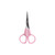 EMBROID SCISSORS CURVED BLADE PINK