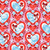 BE MY VALENTINE 350 25992 ORG DBL GAUZE 50"