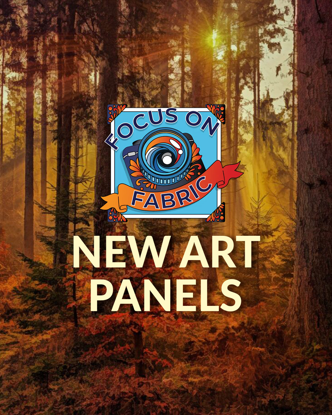 Shop new art fabric panels from Focus On Fabric