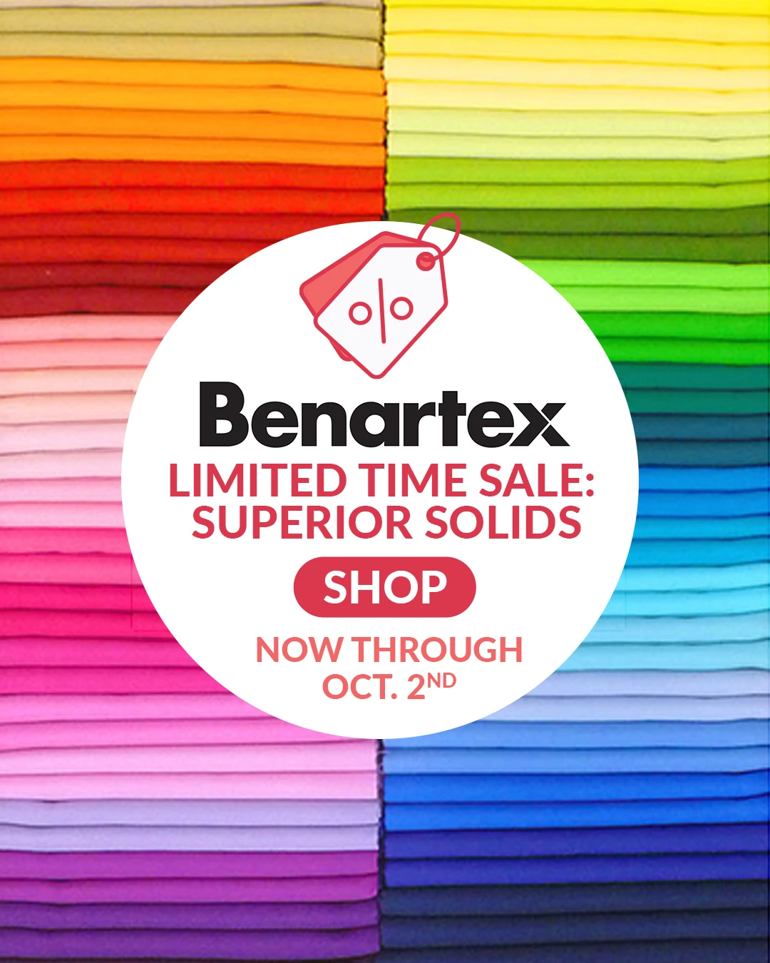 Benartex Limited Time Sale: Superior Solids 