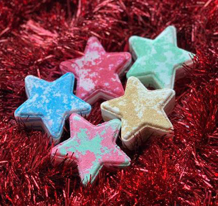 Mini Bubble Star Bath Bomb Mold, 3 piece