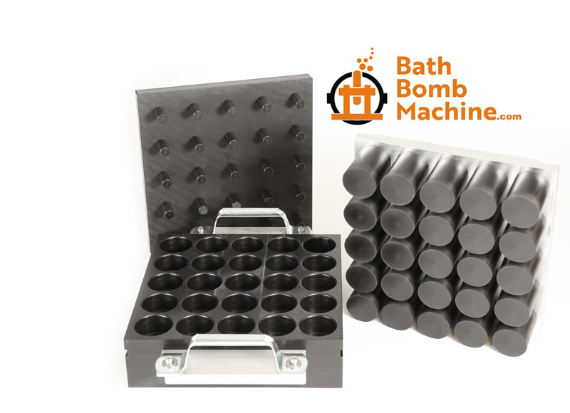 1.7 inch shower steamer mold set makes 25 tablets per press  Bath Bomb  Machine, Faster, Safer & Easier Bath Bomb Production