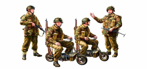 TAM - 35337 - British Paratroopers w/ 2 Small Motorcycles