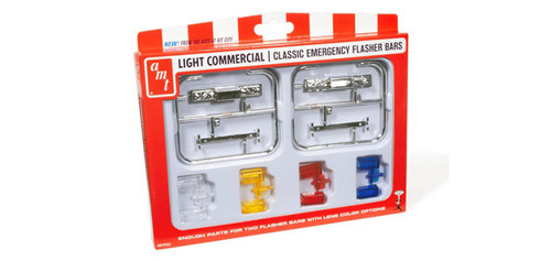 AMT - PP032 - Classic Emergency Flasher Bars Pack (2 w/ Colored Lens)