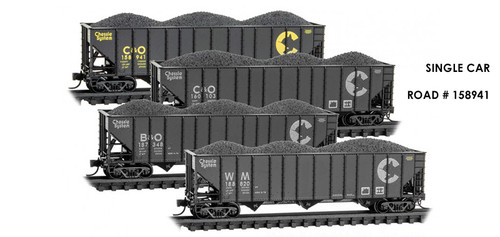 MicroTrains - 10851600 - 100-Ton 3-Bay Open Hopper - C&O