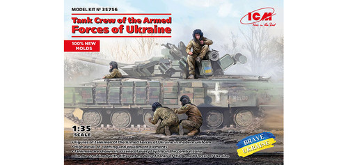 ICM - 35756 - Trank Crew Armed Forces Ukraine (Brave Ukraine)