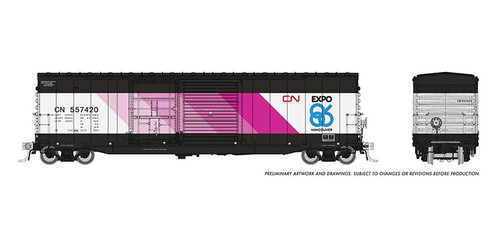 RPI - 173004B - NSC 5304 'CN Rail Expo 86' Car 2- CN