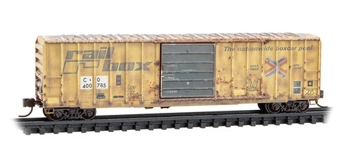 MicroTrains - 02544443 - 50' Rib Side Box Car (Weathered) - C&O