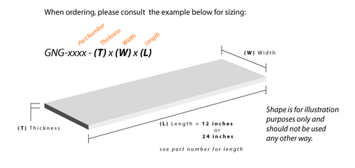 GNG-0345 - 1/16 x 12 x 24