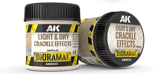 AK-8033 - Light & Dry Crackle Effect (100ml)