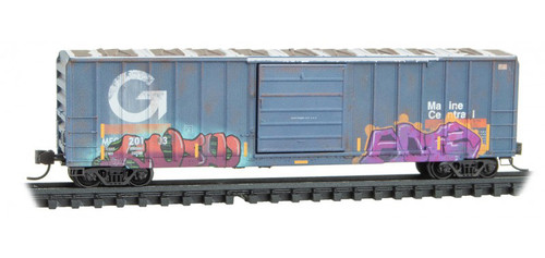 MicroTrains - 02544440 - 50' Rib Side Box Car (Weathered) - MEC