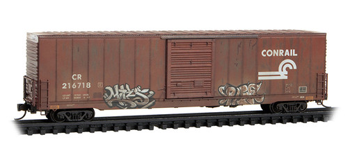 MicroTrains - 10444041 - 60' Box, Excess Height (Weathered) - CR