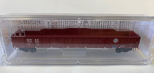 MicroTrains - 10553900 - 50' Steel Side, 14 Panel Gondola - BNSF