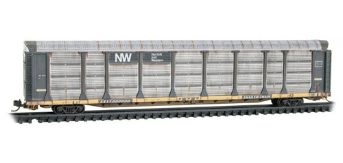 MicroTrains - 11144460 - AutoRack (Weathered) - N&W