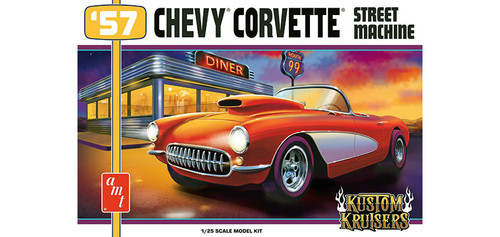 AMT - 1498 - 1957 Chevy Corvette Street Machine