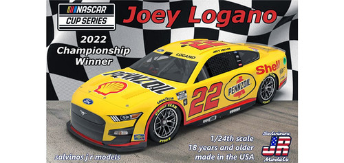 SJM - 2022JLC - 2022 NASCAR Cup Series Winner (Joey Lagano) Ford Mustang
