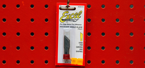 Excel - #19 Sharp Edge Angled Blade (5pk)
