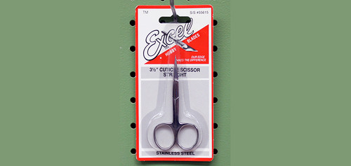 Excel - 3 1/2" Cuticle Scissor Straight