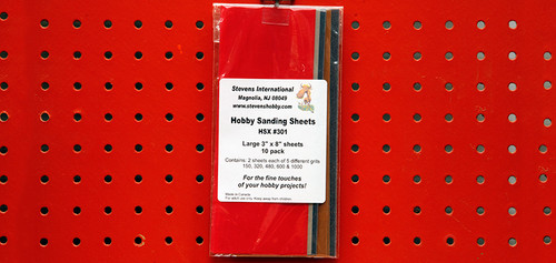 Stevens International - Hobby Sanding Sheets - Assorted