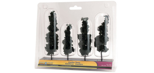Conifer Trees 4-5.5" 4/