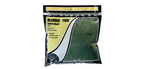 Blended turf green
