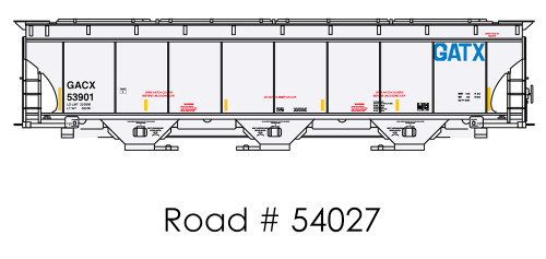 InterMountain - 0067264-03 - Trinity 5161 CF 3-Bay Covered Hopper - GACX