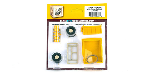 COM - ZZ3010 - TEREX Truck Bed with Tires (Painted)