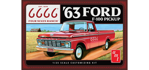 AMT - 1559 - 1963 Ford F-100 Pickup 'Four Sixes Ranch'