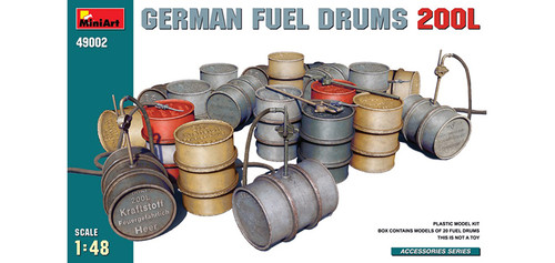 MNA - 49002 - WWII German 200L Fuel Drum Set