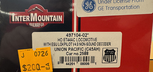 IM-497104-02 - ET44AC (Tier IV) - Union Pacific (DCC Pilot)