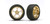 PGH - 1216 - Swirl Star Gold Rims w/ Tires (4)