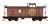 MicroTrains - 10045472 - 36' Riveted Steel Caboose Offset Cupola - ATSF