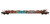 MicroTrains - 13547021 - 70' Husky Stack Well (Weathered) - BNSF