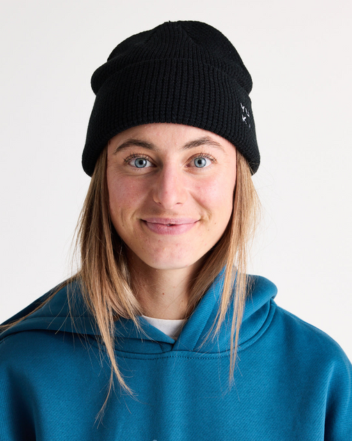 Yuki Threads Waffle Beanie - Black