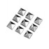 Snowboard Studs Stomp Pads Silver