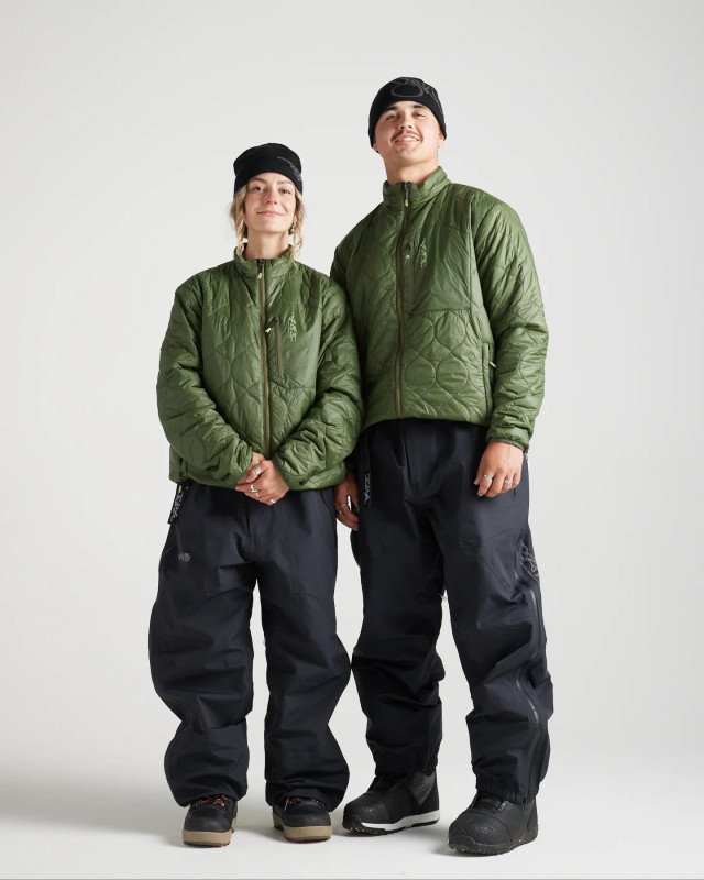 Yuki Threads Slack Country Puffer - Rifle Green